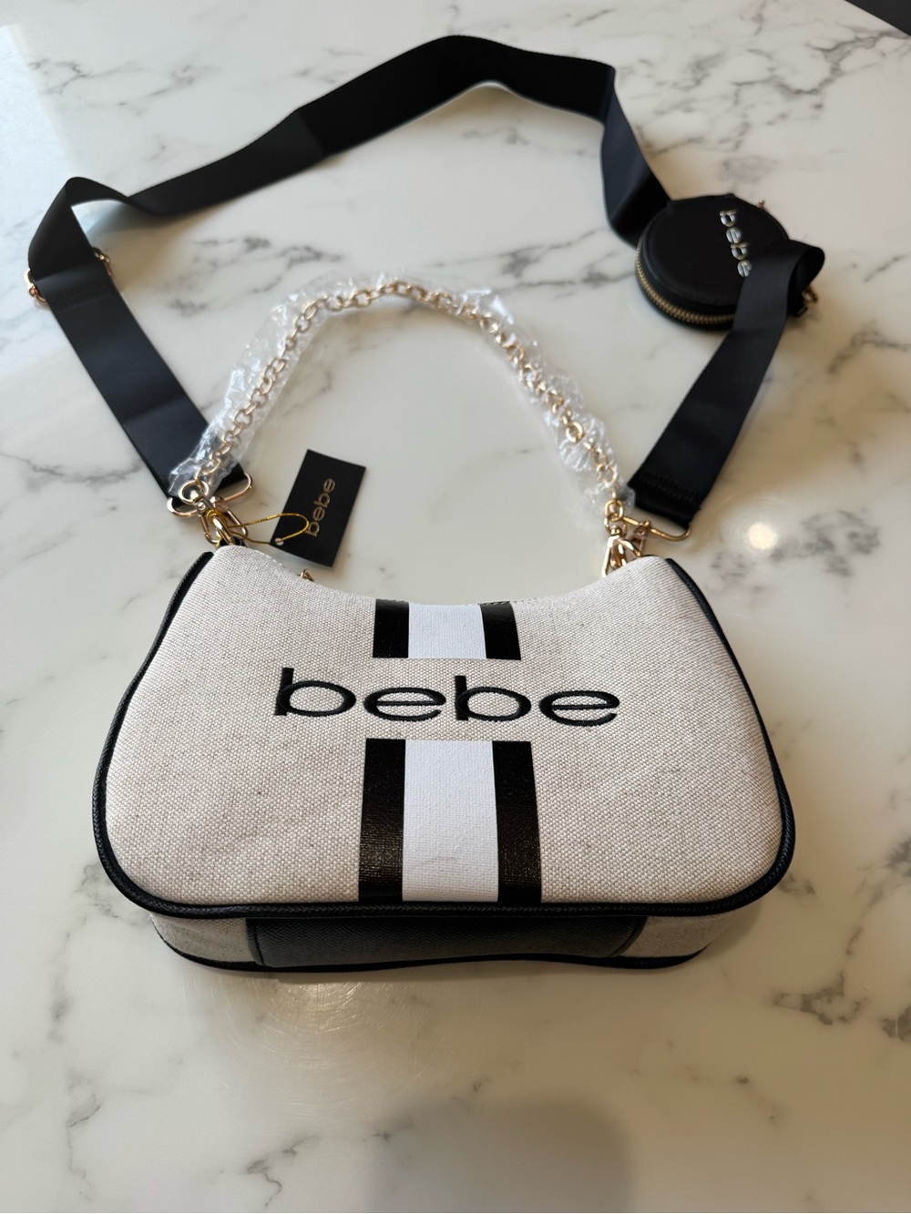 BEBE Canvas Crossbody bag - Picture 2 of 10